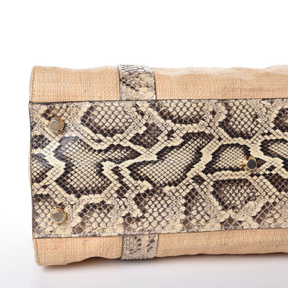 Dolce & Gabbana Raffia Python Tote 10 of 18