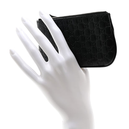 Gucci Microguccissima Key Ring Coin Case Black 2 of 7