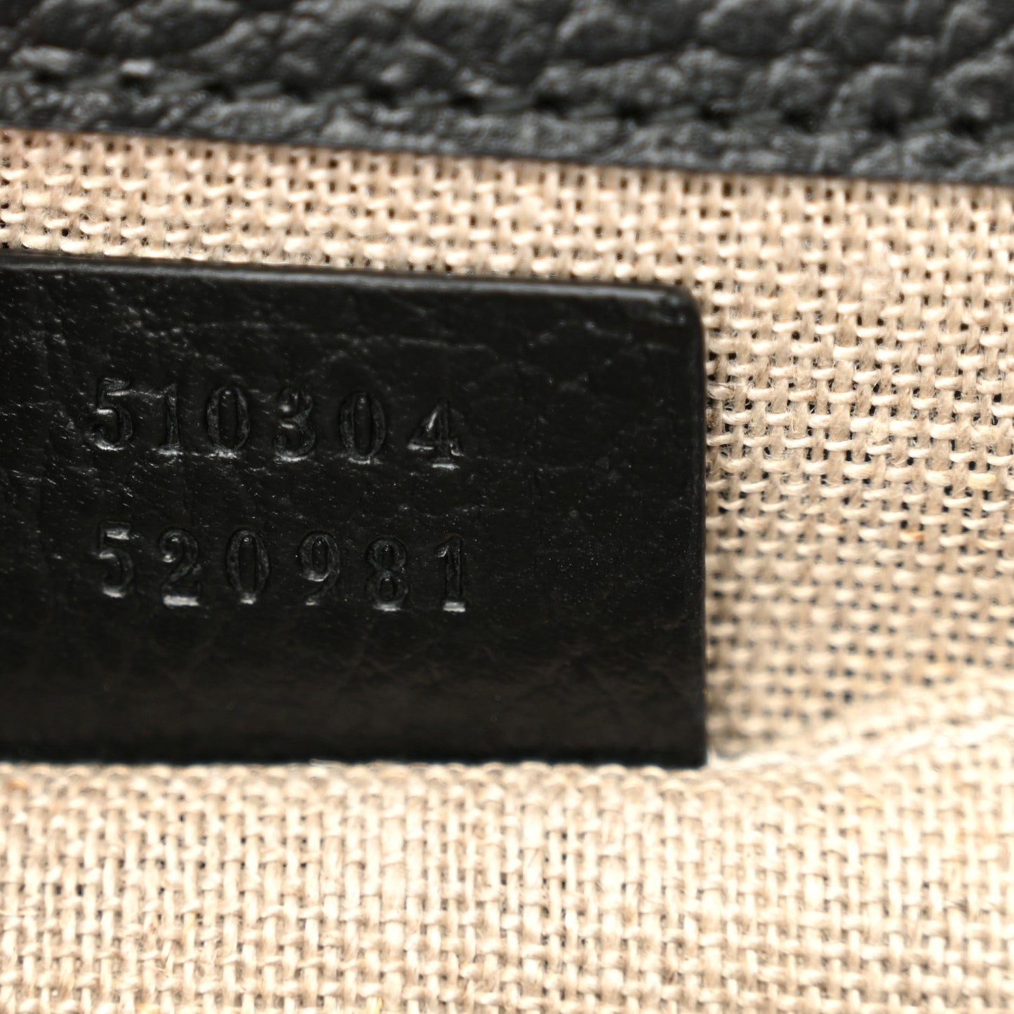 Dollar Calfskin Small Interlocking G Shoulder Bag Black