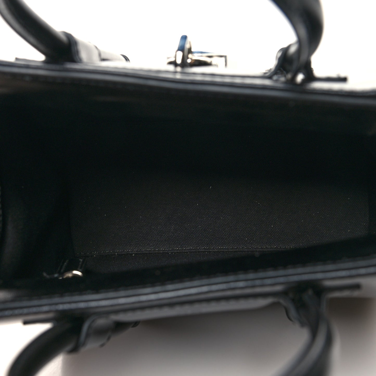 Box Calfskin Mini Lock Antigona Shoulder Bag Black
