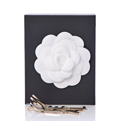 Chanel Metal Cha-Nel Logo Drop Earrings Gold 5 of 5