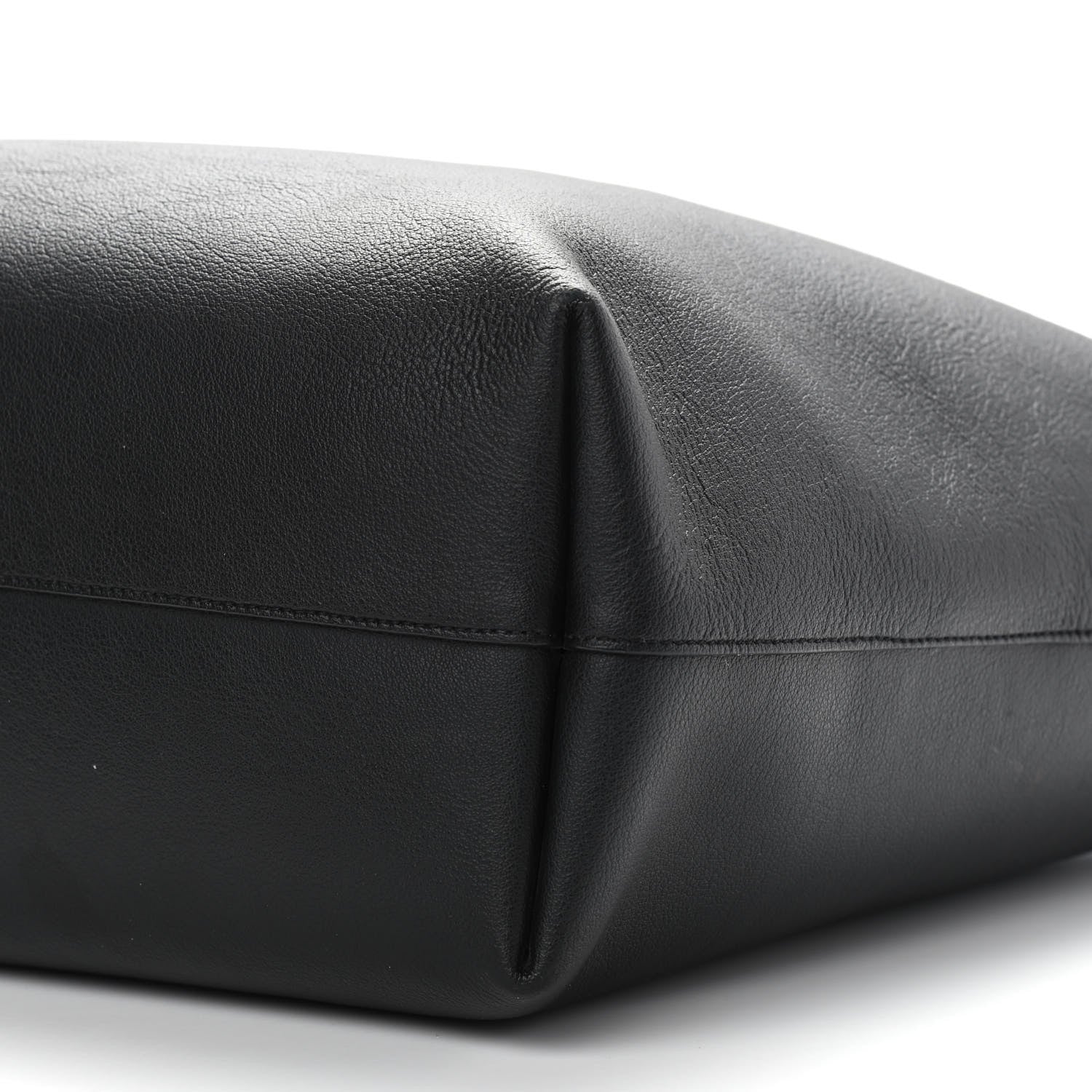 Saint Laurent Calfskin Large Shopping Tote Black 10 of 10