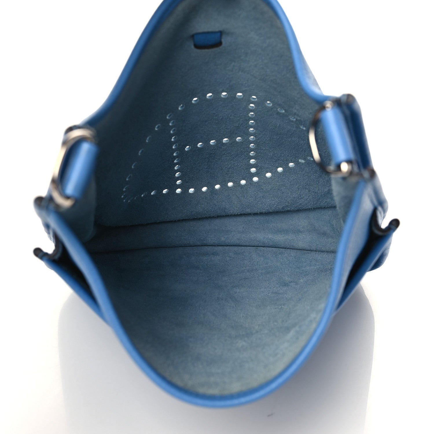 Hermes Taurillon Clemence Evelyne III PM Bleu Paradis 6 of 11
