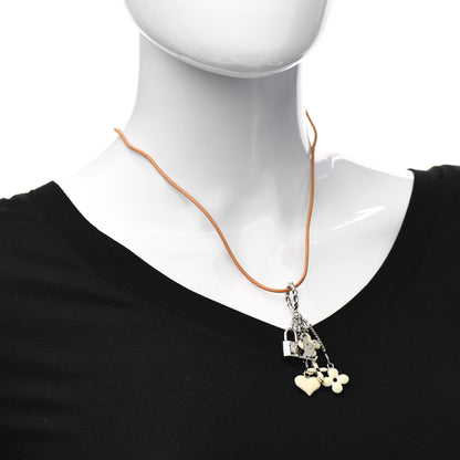 Louis Vuitton Sweet Monogram Pendant Necklace White 2 of 6