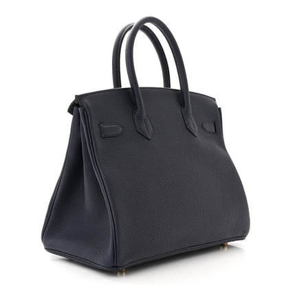 Hermes Togo Birkin 30 Bleu Nuit 3 of 11