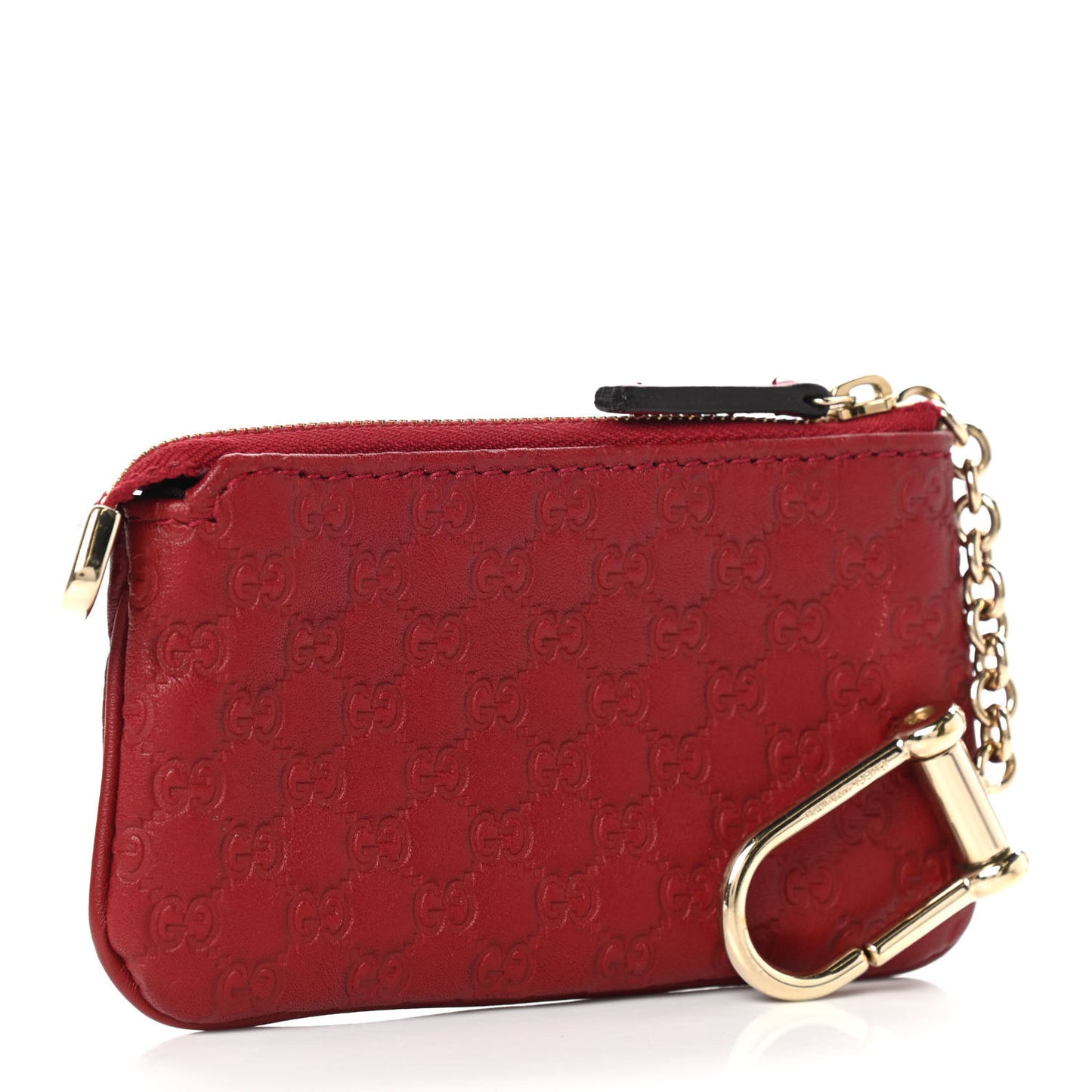Microguccissima Key Case Hibiscus Red