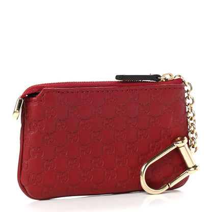 Gucci Microguccissima Key Case Hibiscus Red 3 of 9
