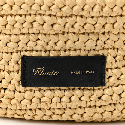 Khaite Raffia Olivia Hobo Natural 6 of 9