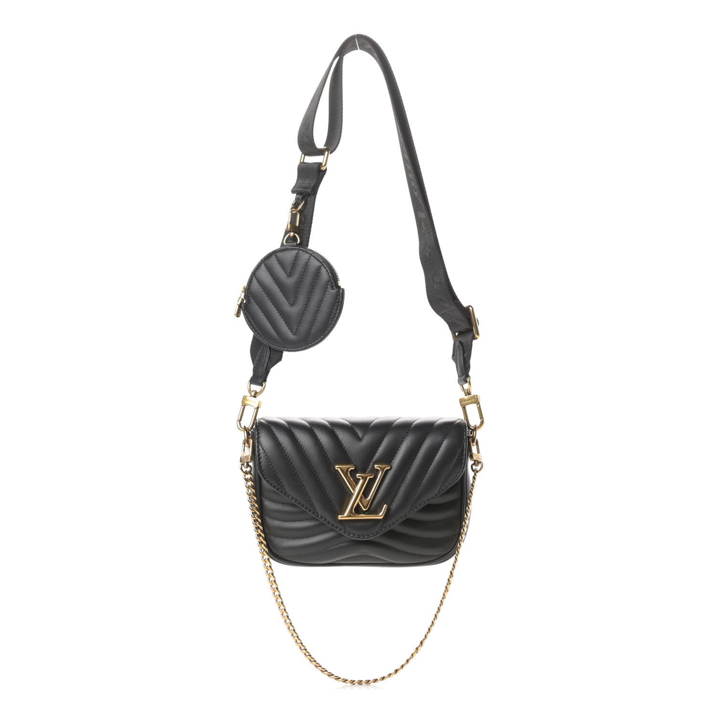 Calfskin New Wave Multi Pochette Black