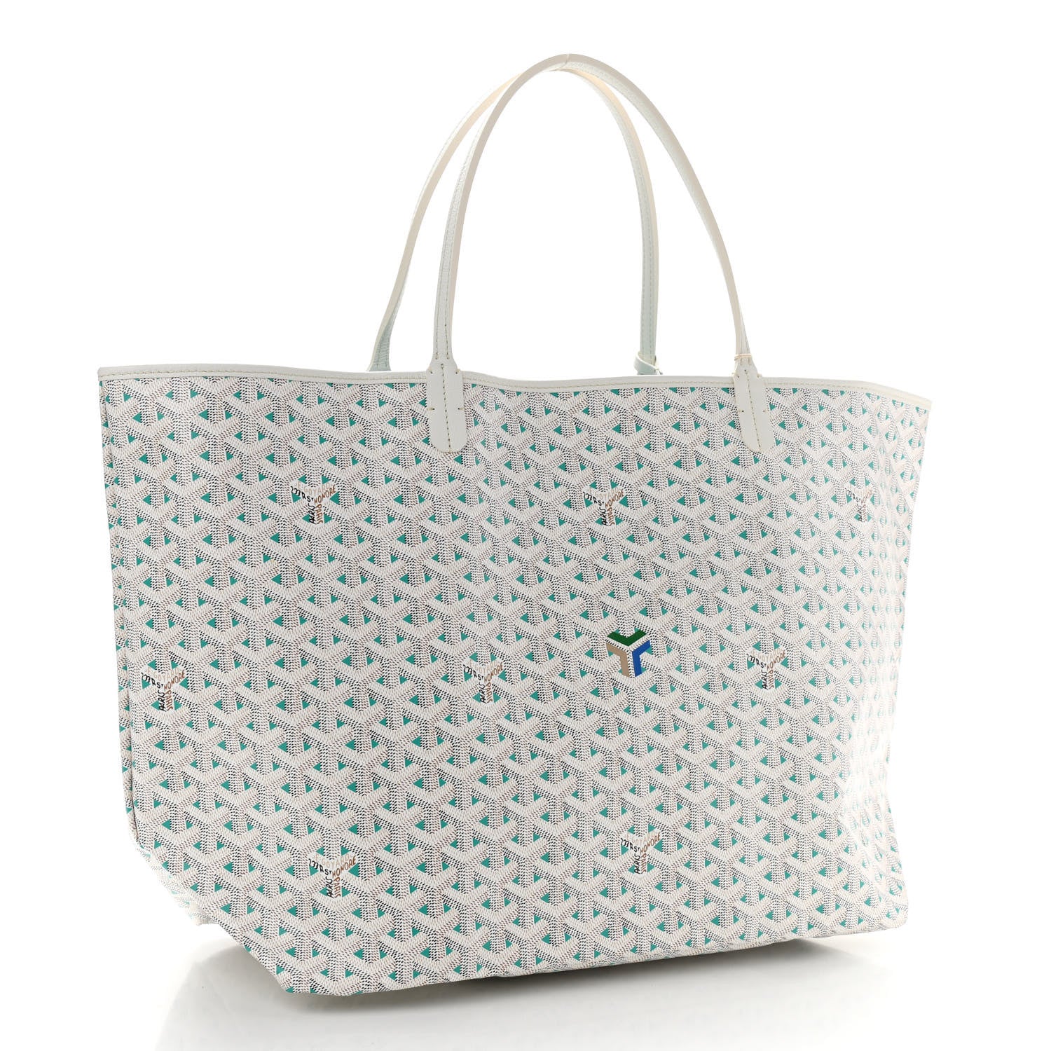 Goyard Goyardine Saint Louis Claire Voie GM White Opaline 4 of 12