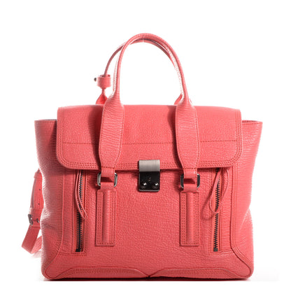 3.1 Phillip Lim 3.1 Medium Pashli Satchel Coral 1 of 12