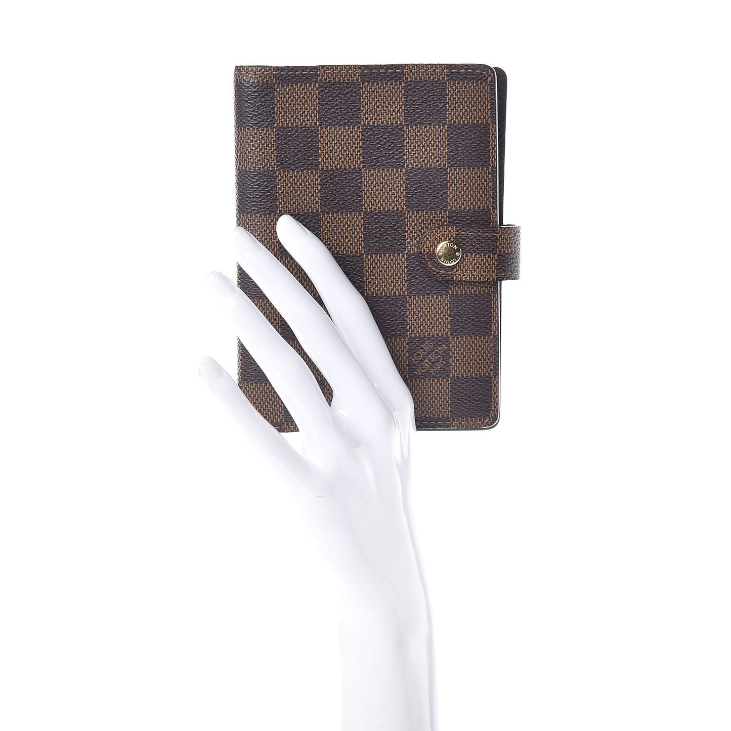 Damier Ebene Small Ring Agenda Cover