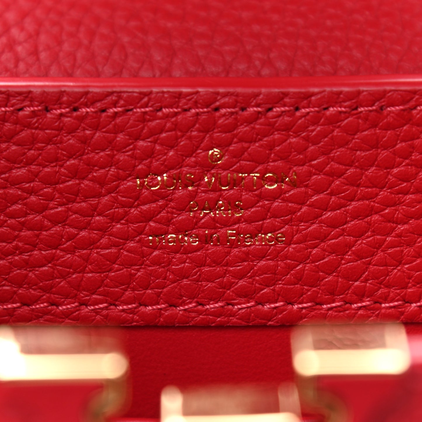 Taurillon Mini Capucines Scarlet