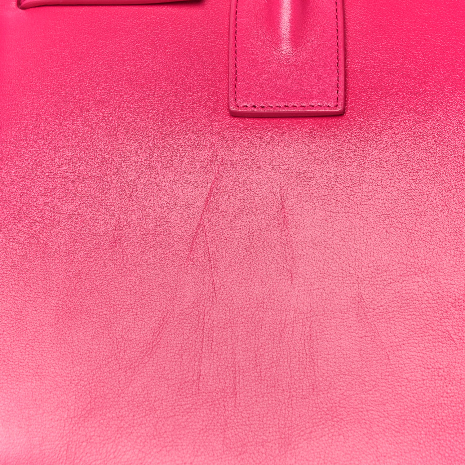 Saint Laurent Calfskin Small Sac De Jour Lipstick Fuchsia 13 of 14