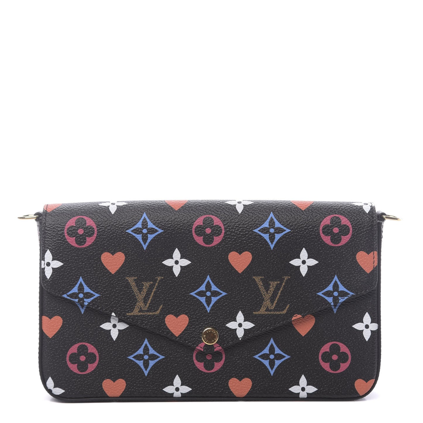 Game On Felicie Chain Wallet Black