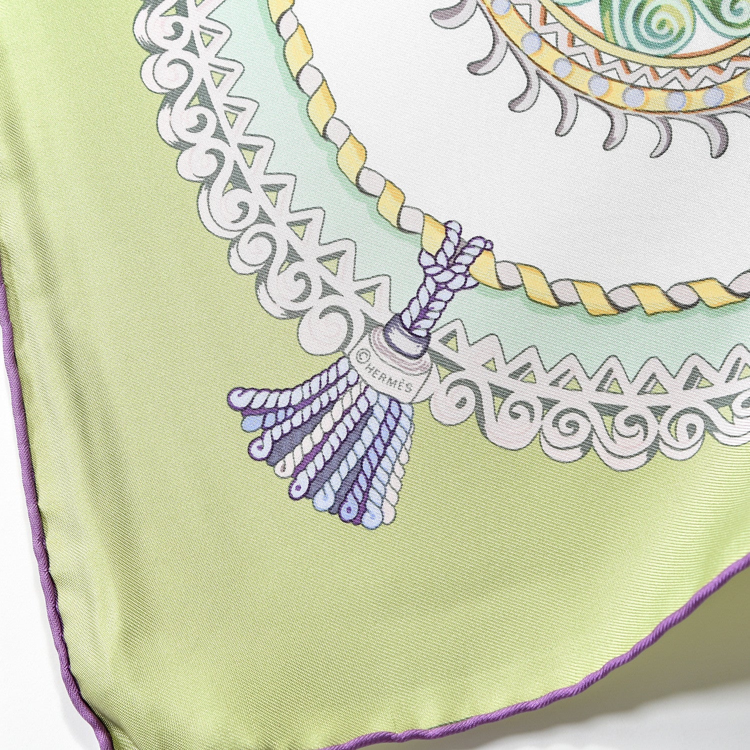 Hermes Silk Carre Paperoles Scarf 90 3 of 4