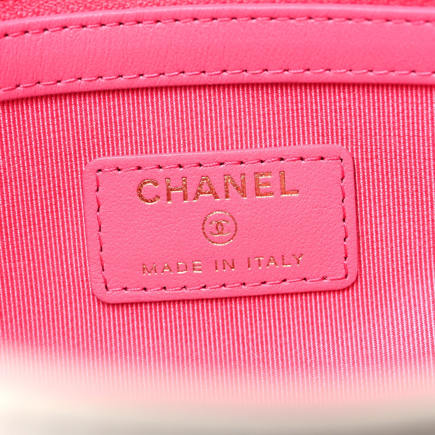 Chanel Goatskin Quilted Timeless CC Clutch White 6 of 13