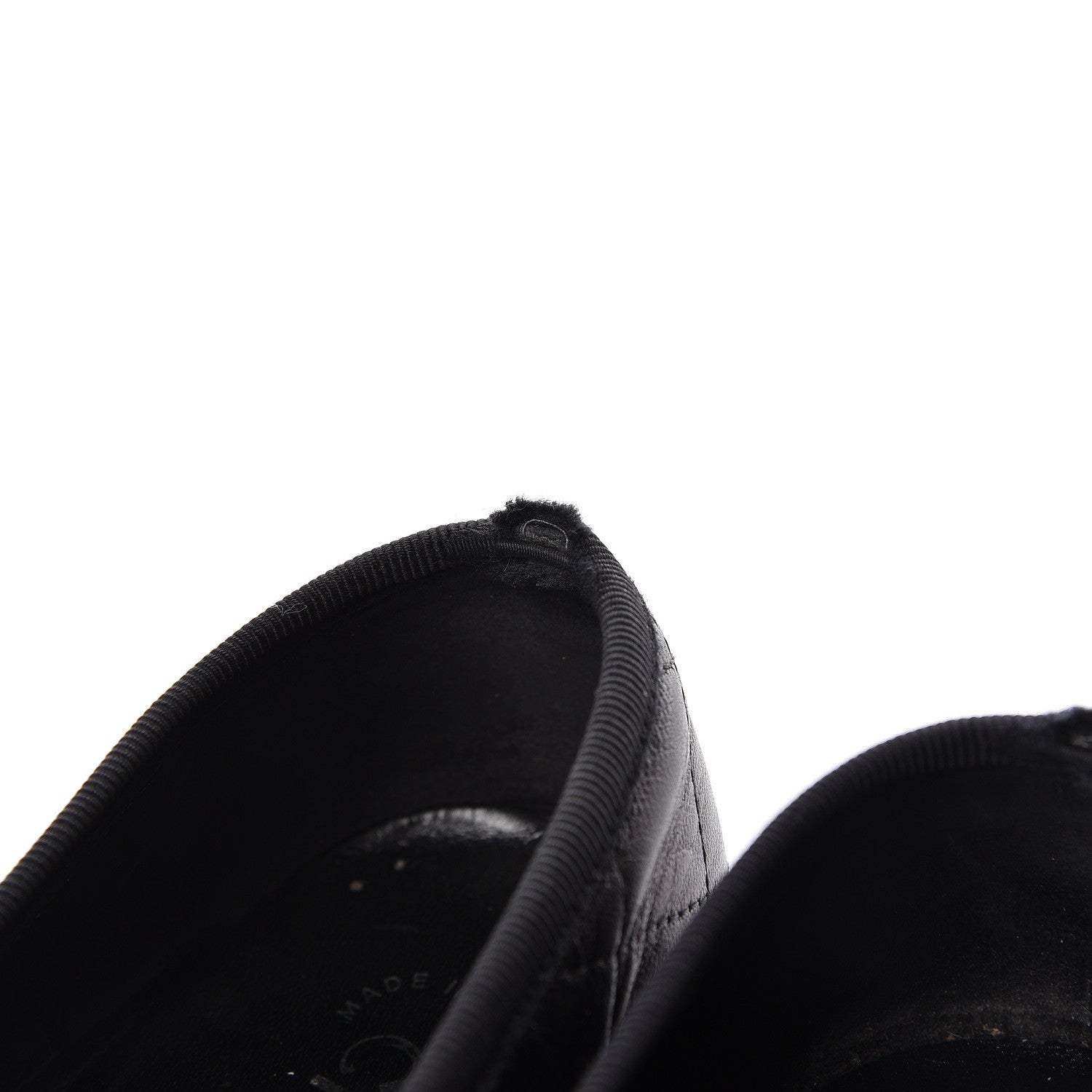 Chanel Lambskin Quilted Cambon Ballerina Flats 40.5 Black 11 of 12
