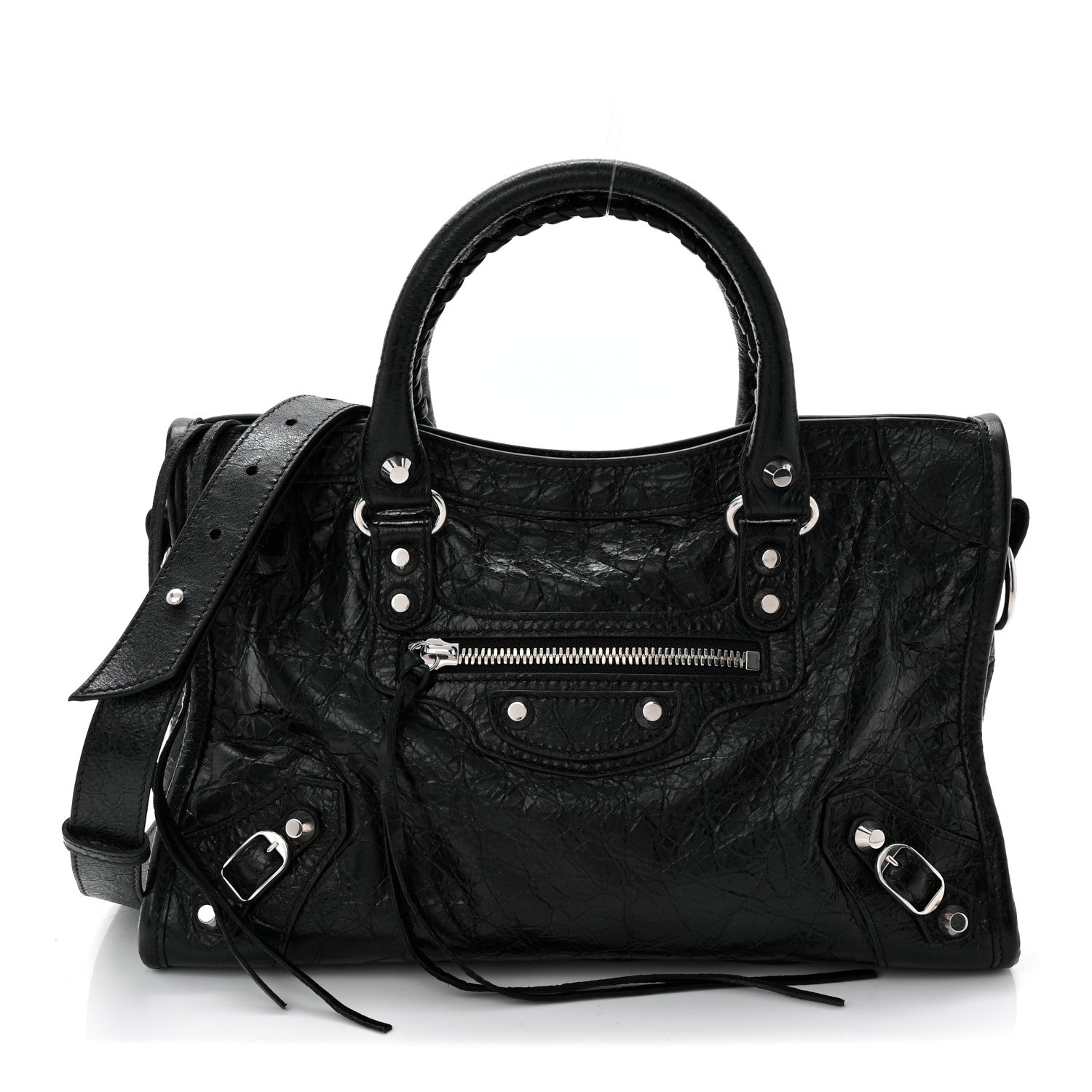 Balenciaga Agneau Arena Silver Hardware Small Le City Black 1 of 10