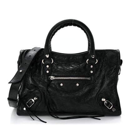 Balenciaga Agneau Arena Silver Hardware Small Le City Black 1 of 10