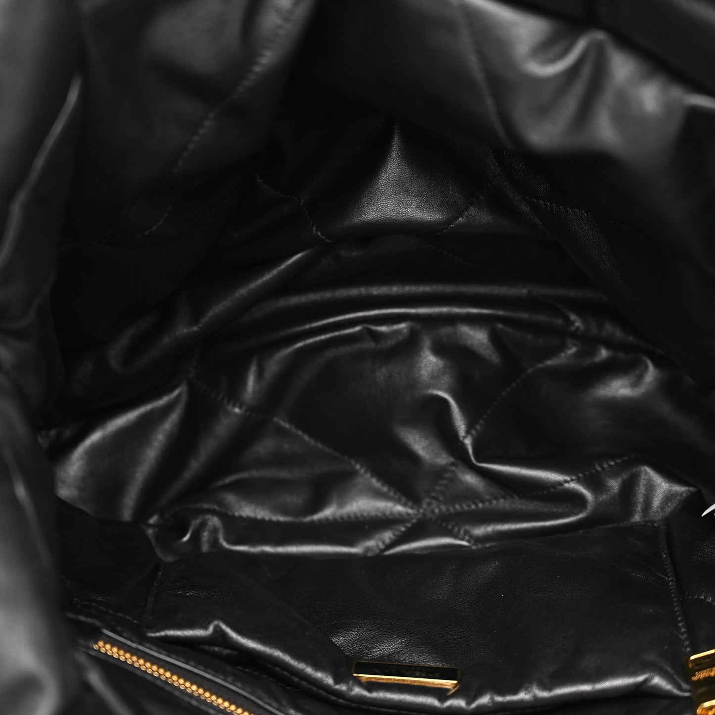 Nappa Padded System Tote Bag Black