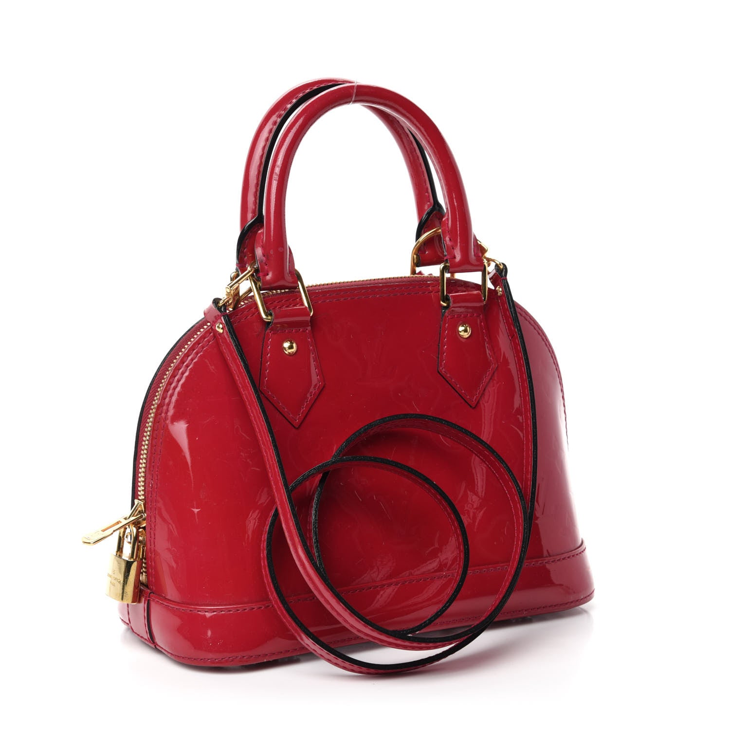 Louis Vuitton Vernis Alma BB Rose Indien 4 of 16