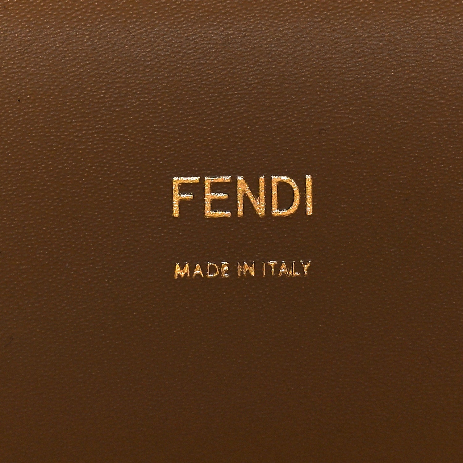 Fendi Vitello King Plexiglass Logo Embossed Medium Fendi Sunshine Shopper Tote Miele Scuro 6 of 12