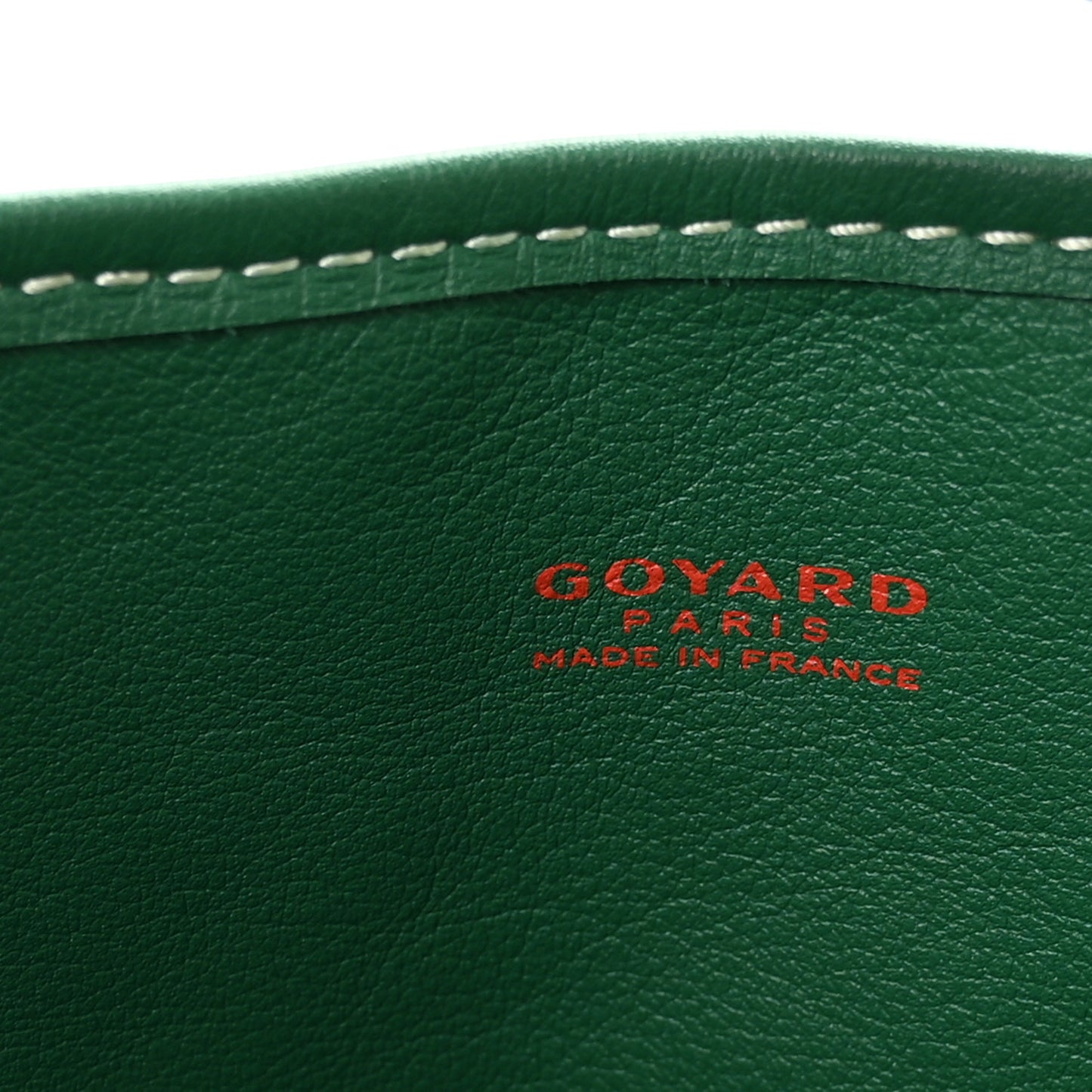 Goyardine Reversible Mini Anjou Green