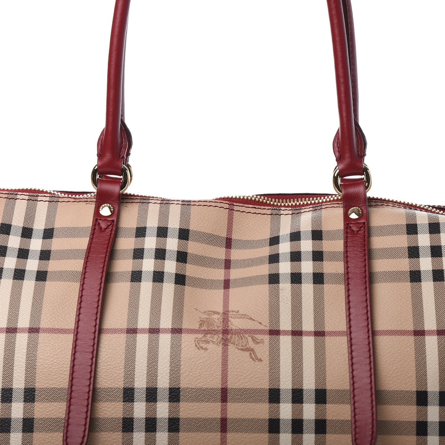 Haymarket Check Medium Salisbury Tote Military Red