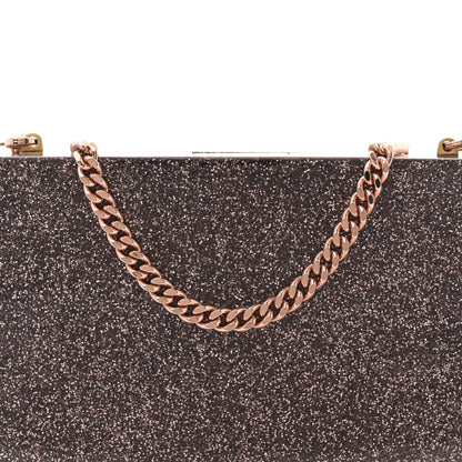 Stella McCartney Acrylic Glitter Chain Clutch Copper 7 of 11