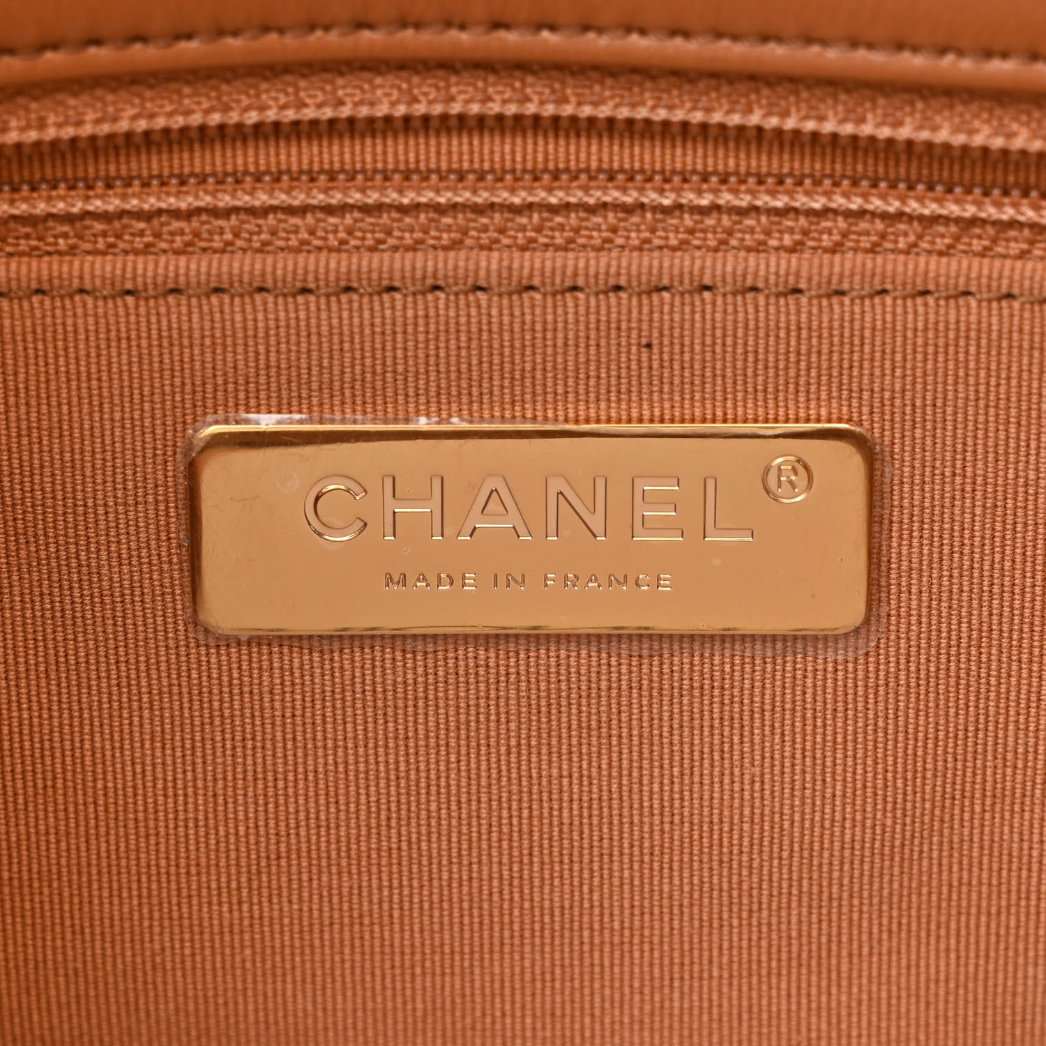 Chanel Lambskin Quilted Medium Chanel 19 Flap Brown 6 of 13