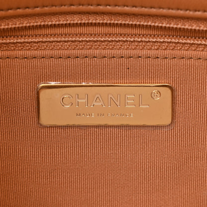 Chanel Lambskin Quilted Medium Chanel 19 Flap Brown 6 of 13