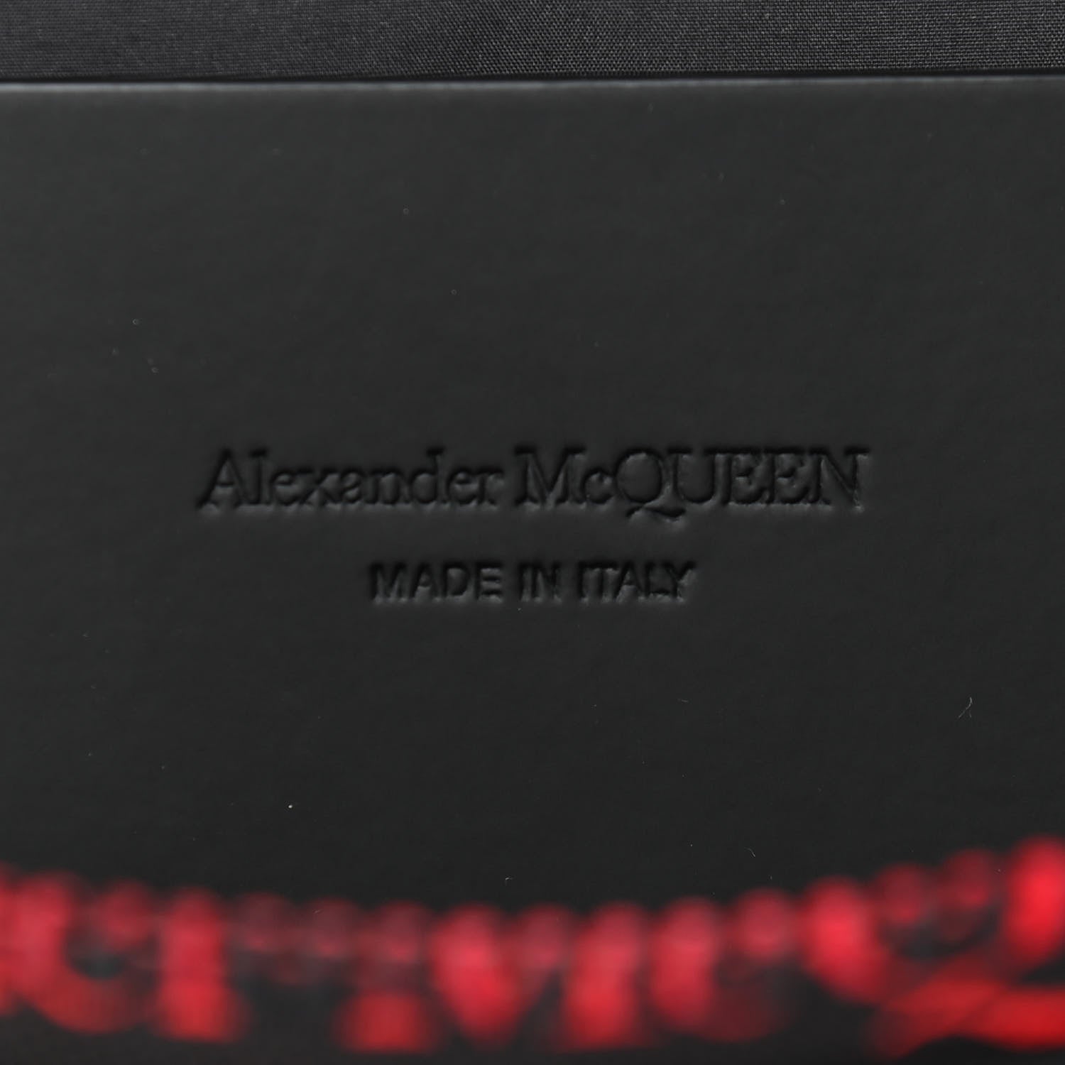 Alexander McQueen Nylon Oversized Harness Belt Bag Black Lust Red 5 of 7