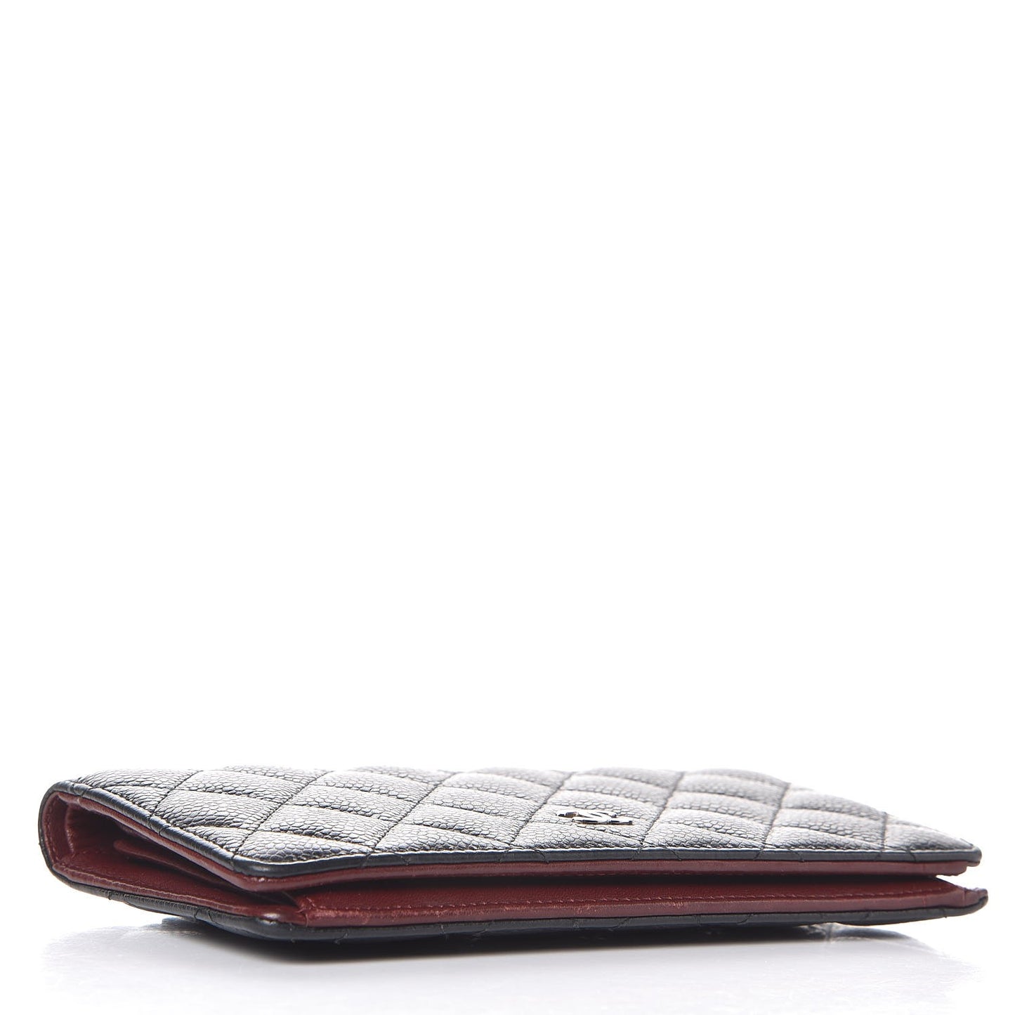 Caviar Quilted Yen Wallet Black