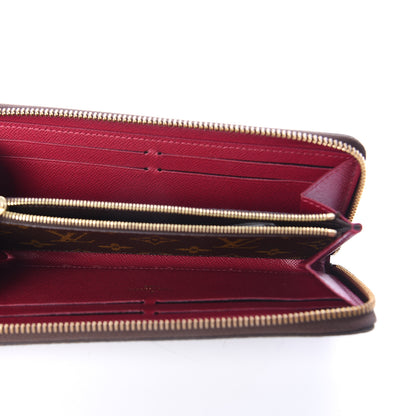 Louis Vuitton Monogram Clemence Wallet Fuchsia 4 of 5
