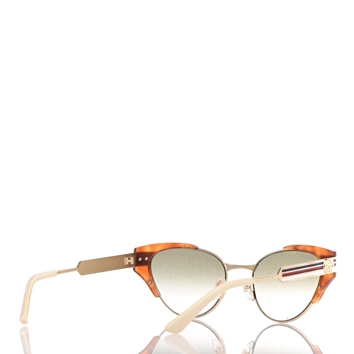 Cat Eye Web Sunglasses GG0522S Tortoise