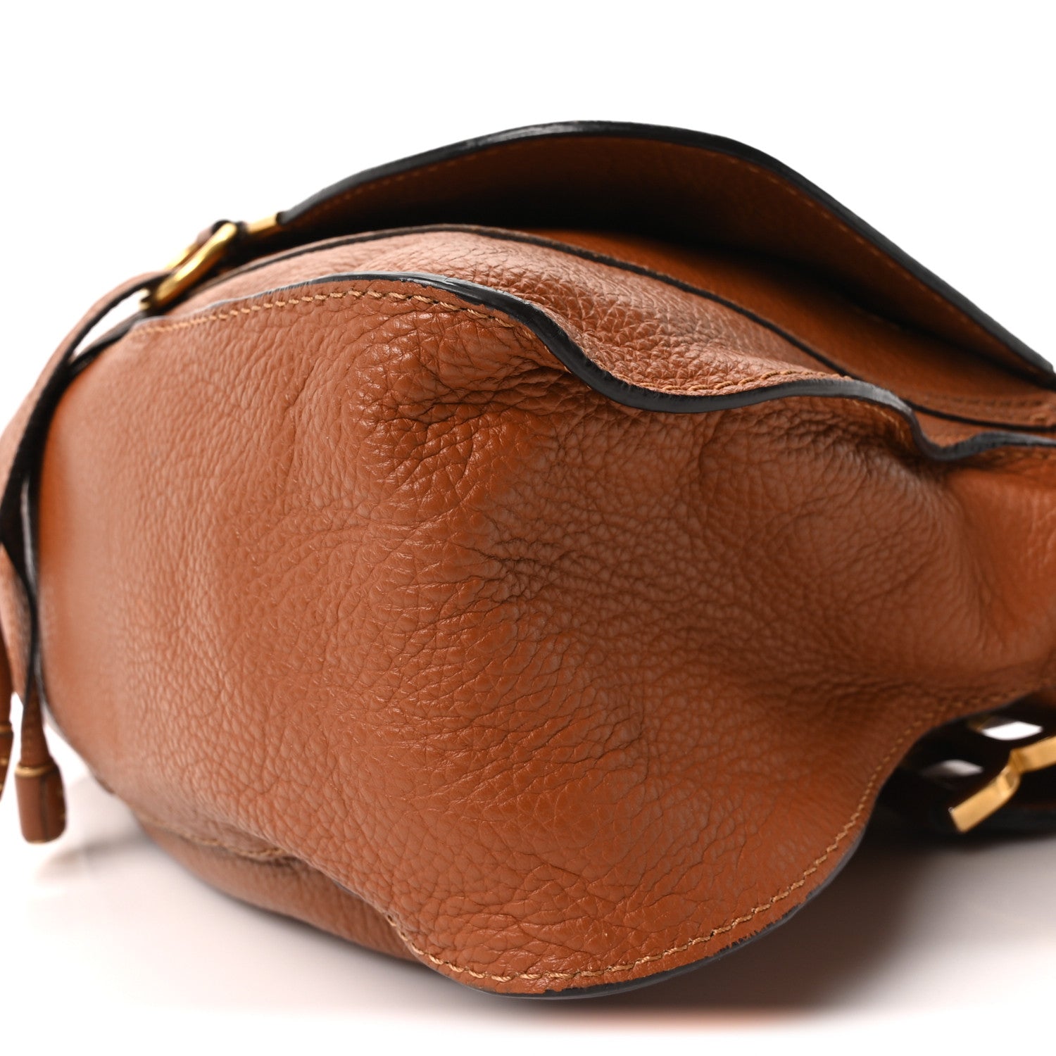 Chloe Calfskin Braided Medium Marcie Double Carry Tan 10 of 10