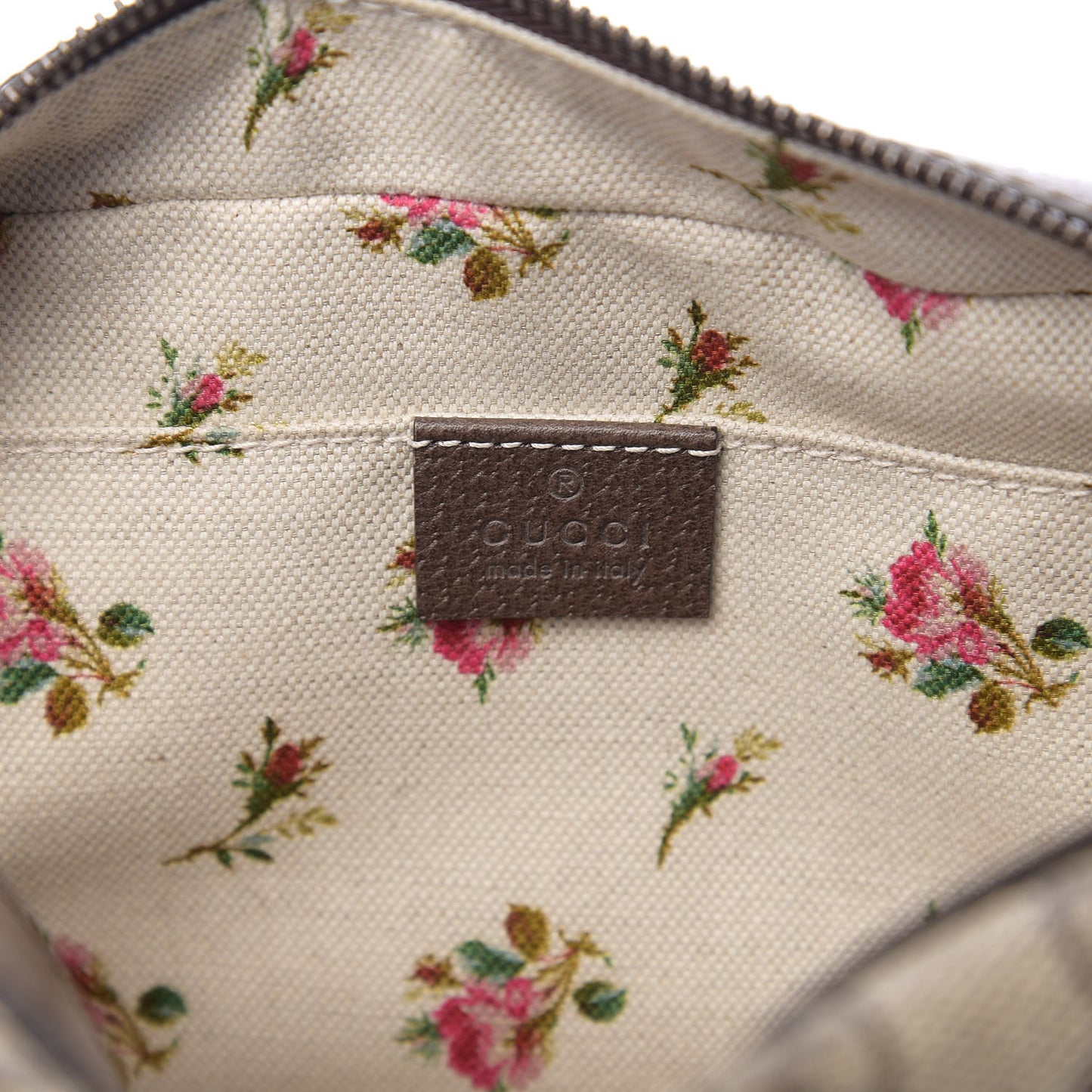 GG Supreme Monogram Web Neo Vintage Shoulder Bag Beige New Acero Crop