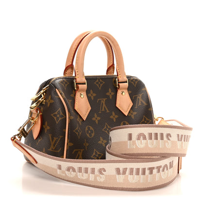 Louis Vuitton Monogram Speedy Bandouliere 20 Beige 3 of 10