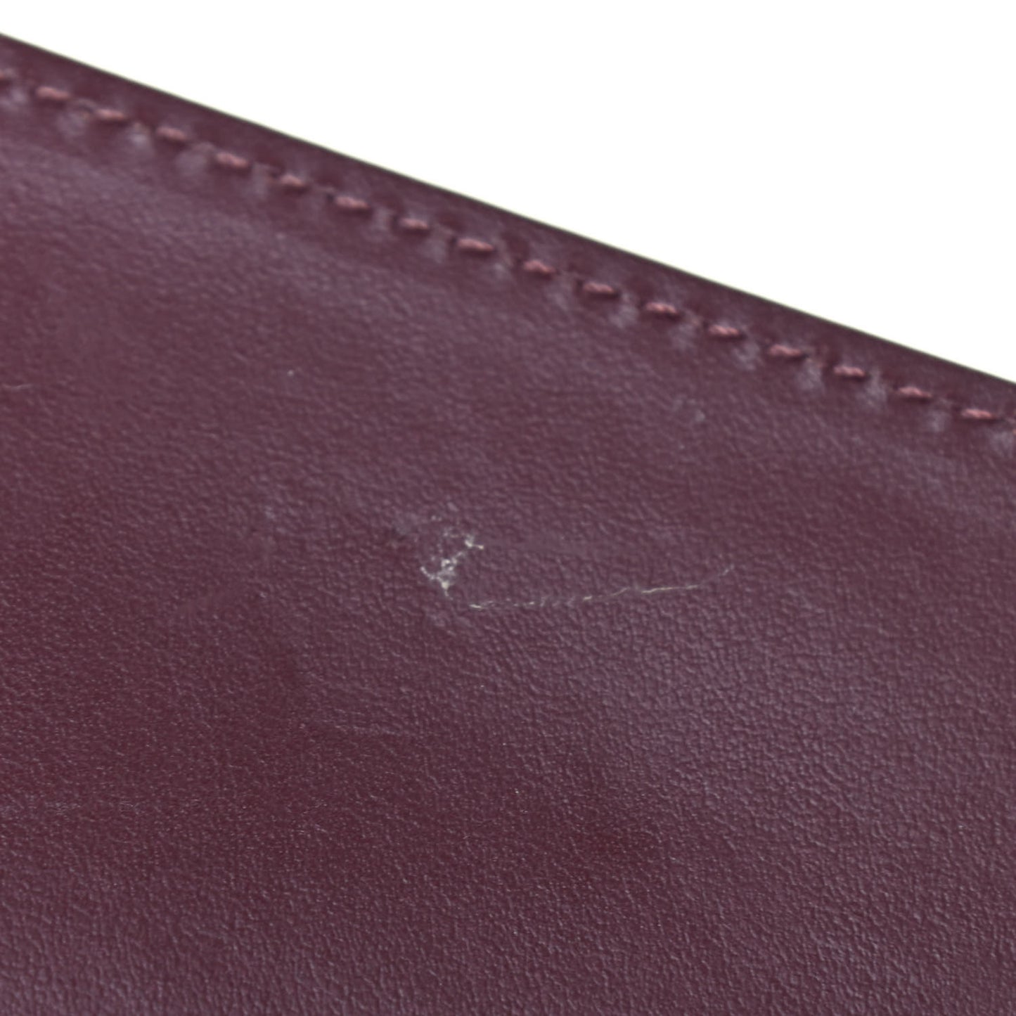 Calfskin Duetto Crossbody Bag Burgundy Pink