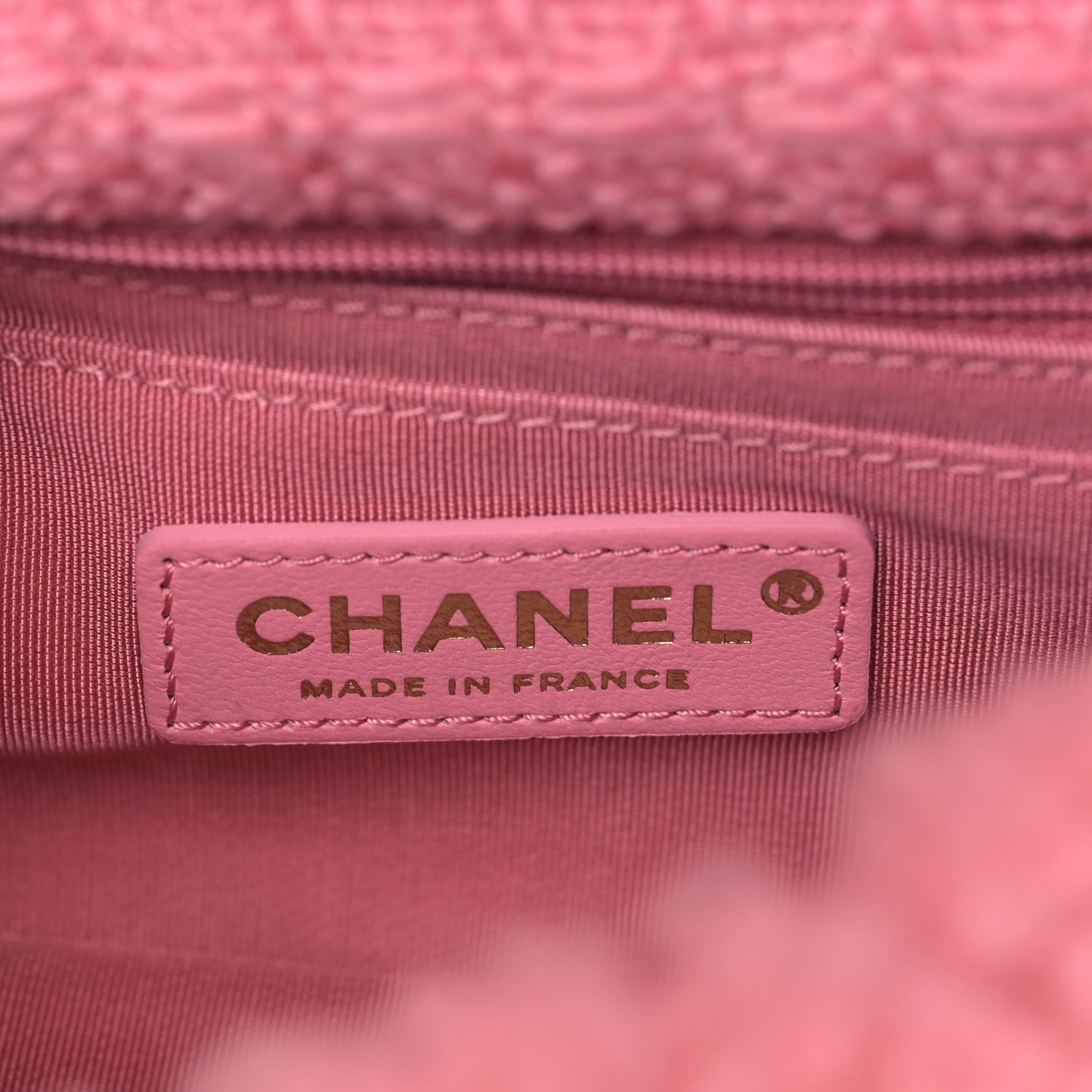 Shearling Tweed Quilted Mini Square Flap Bag Light Pink