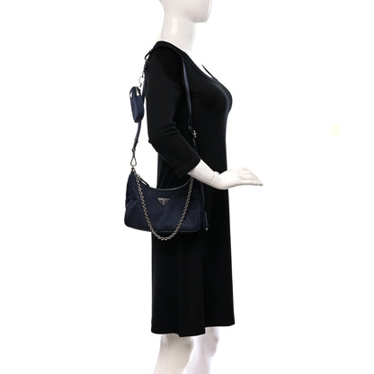 Prada Nylon Re-Edition 2005 Shoulder Bag Baltico 2 of 14