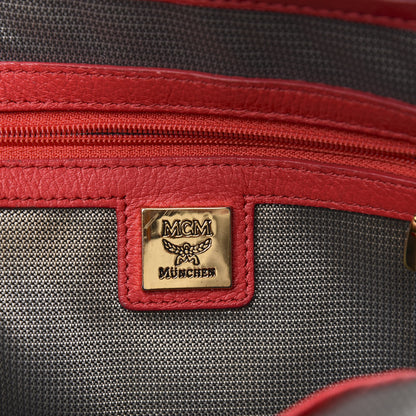 MCM Visetos Small Side Stud Stark Backpack Corail 7 of 16