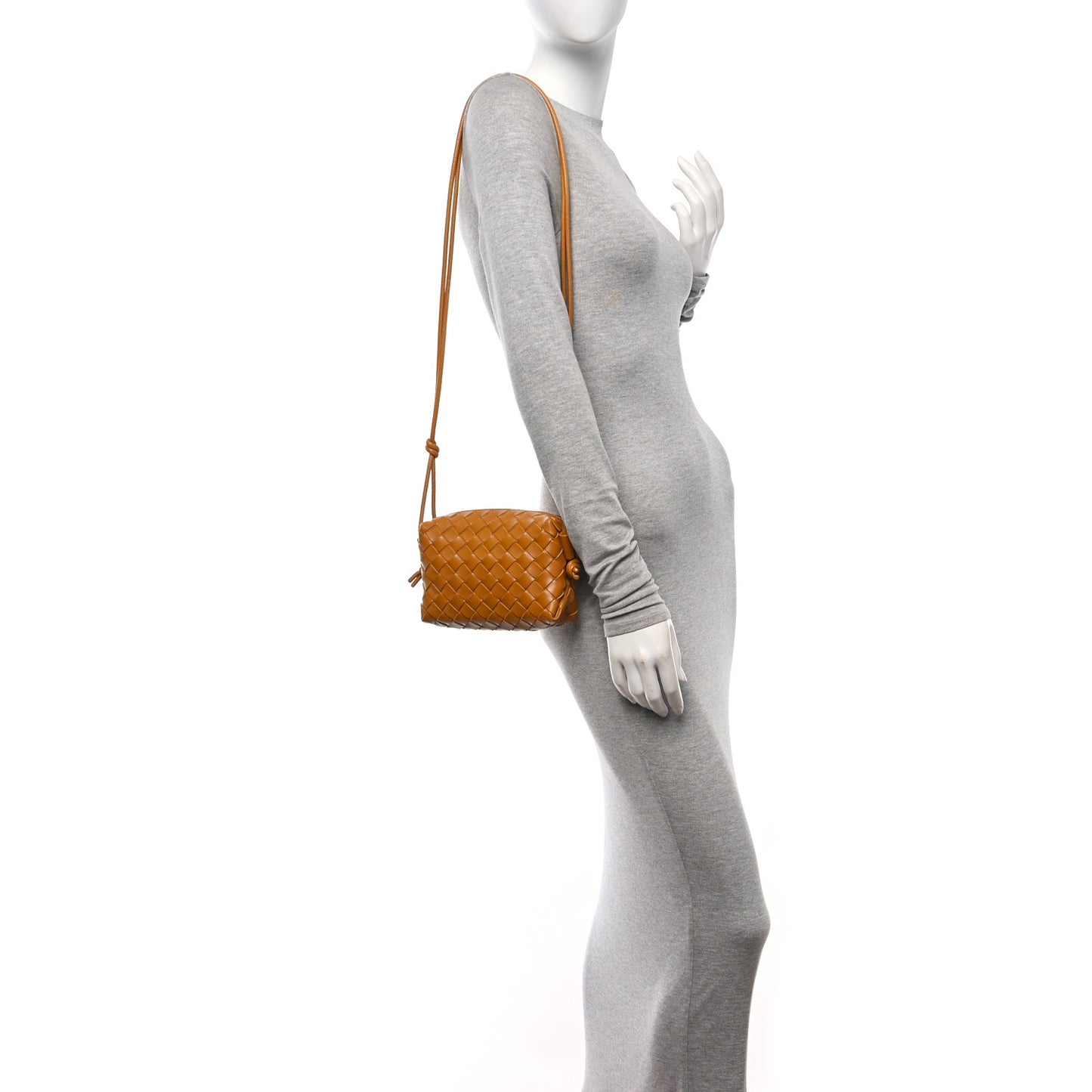 Nappa Intrecciato Mini Loop Camera Bag Cob