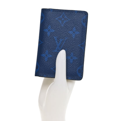 Louis Vuitton Taigarama Pocket Organizer NM Cobalt 2 of 7