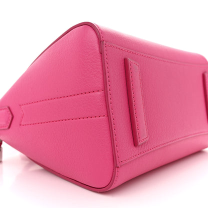 Givenchy Sugar Goatskin Mini Antigona Neon Pink 8 of 14