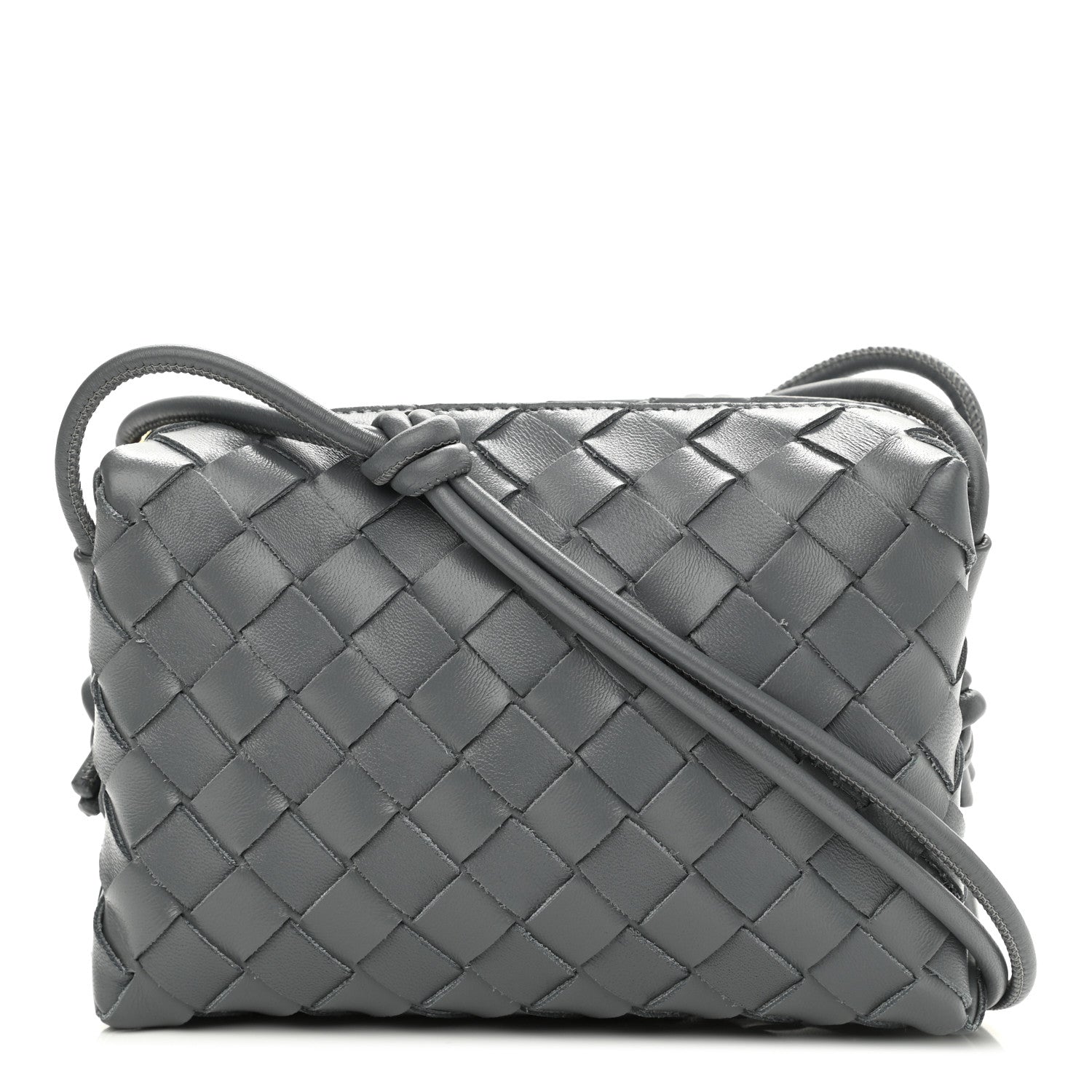 Bottega Veneta Nappa Intrecciato Mini Loop Camera Bag Thunder 1 of 9