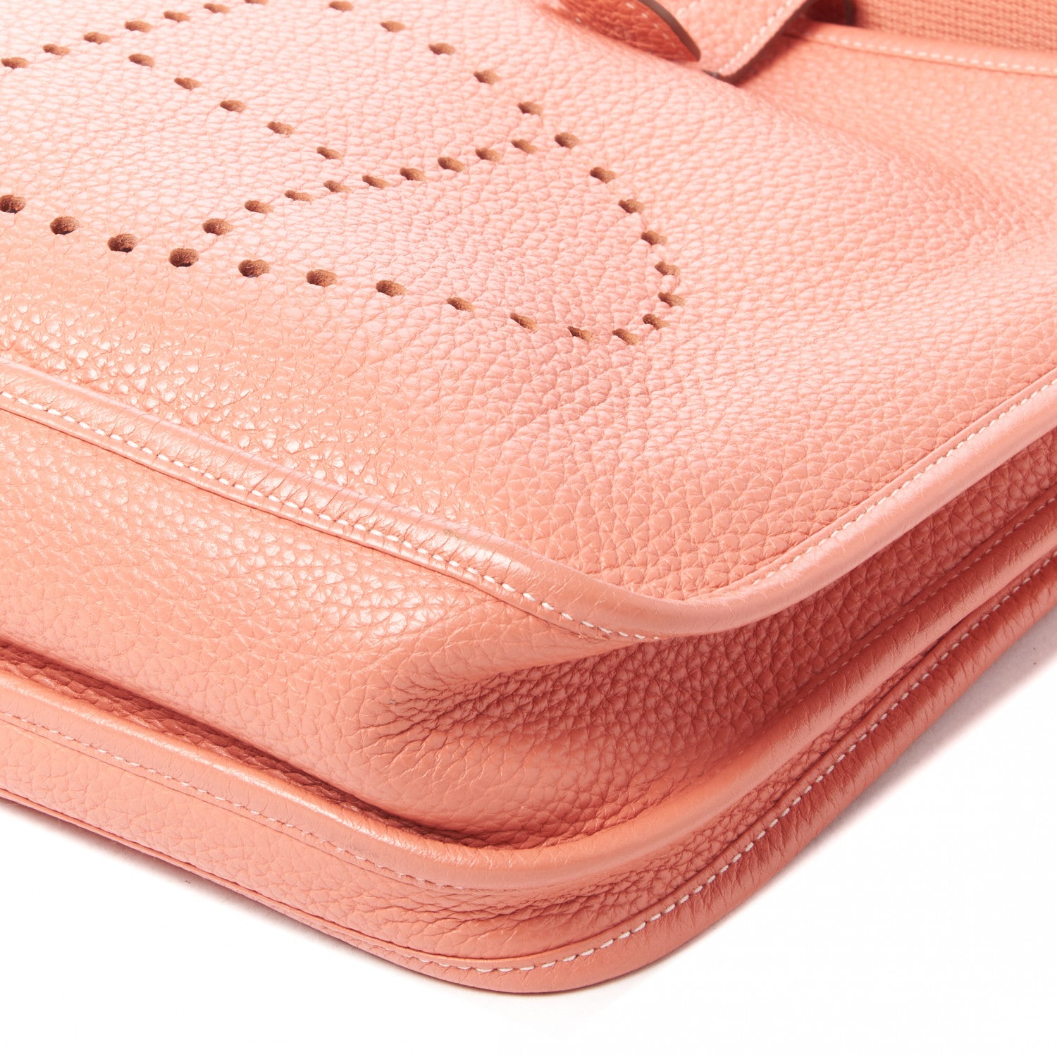 Hermes Taurillon Clemence Evelyne III PM Crevette 5 of 9