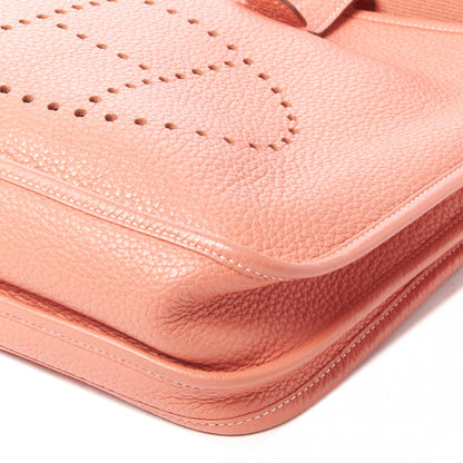 Hermes Taurillon Clemence Evelyne III PM Crevette 5 of 9