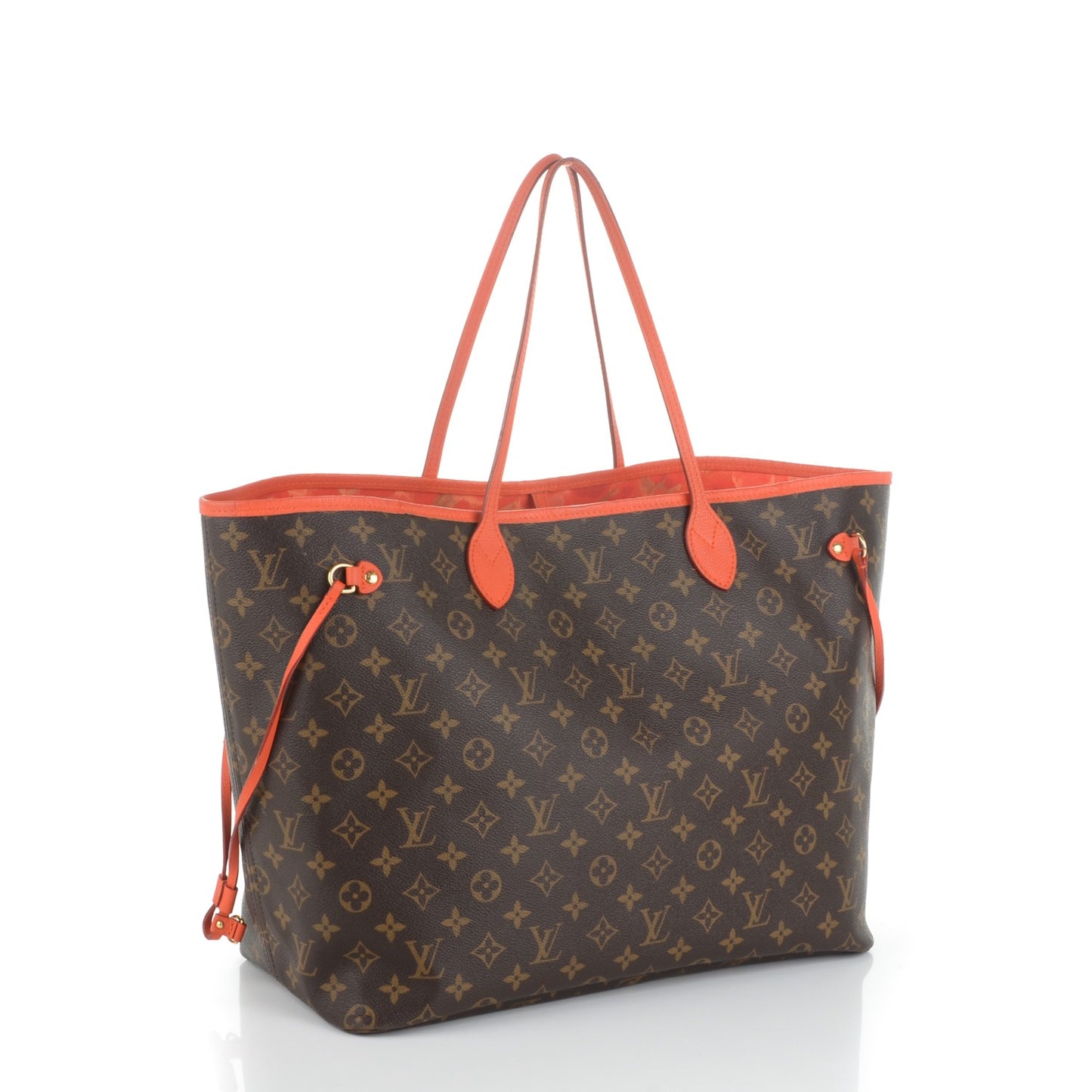 Monogram Articles de Voyage Ikat San Francisco LV Cup Neverfull GM Orange